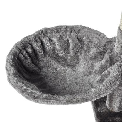 PaWz 130cm Cat Tree Toy Scratching Post Grey – vue 3