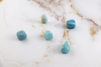 Aquamarine rolled stone – vue 4