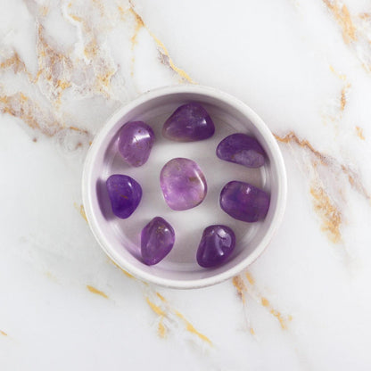 Amethyst rolled stone – vue 4