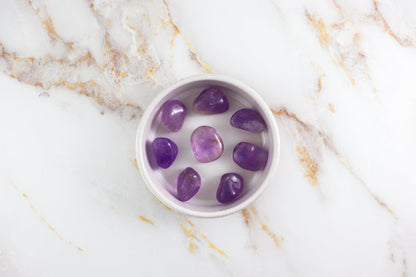 Amethyst rolled stone – vue 2