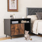 NNECW Cat Litter Box Enclosure with Scratching Pad